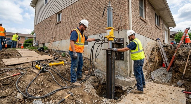 Settling Foundation Service in North Kingstown, RI