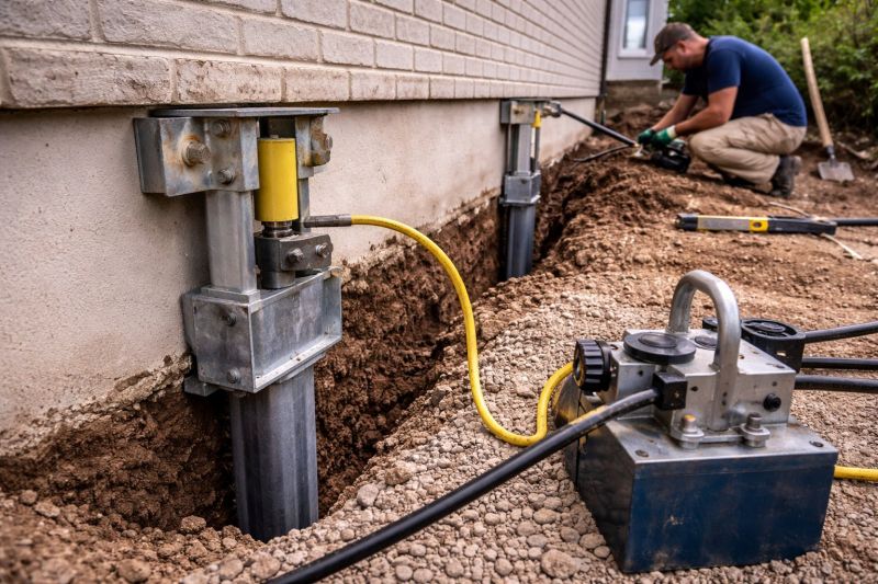Sinking Foundation Repair in Newport, RI
