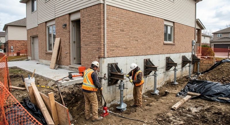 Structural Foundation Repair in West Greenwich, RI