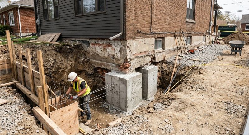 Structural Underpinning in Newport, RI
