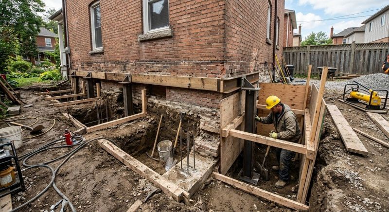 Structural Underpinning in Newport, RI