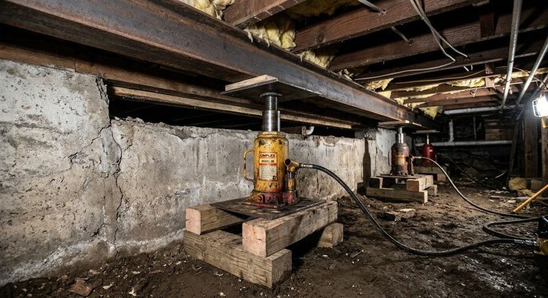 Foundation Jacking in Providence, RI